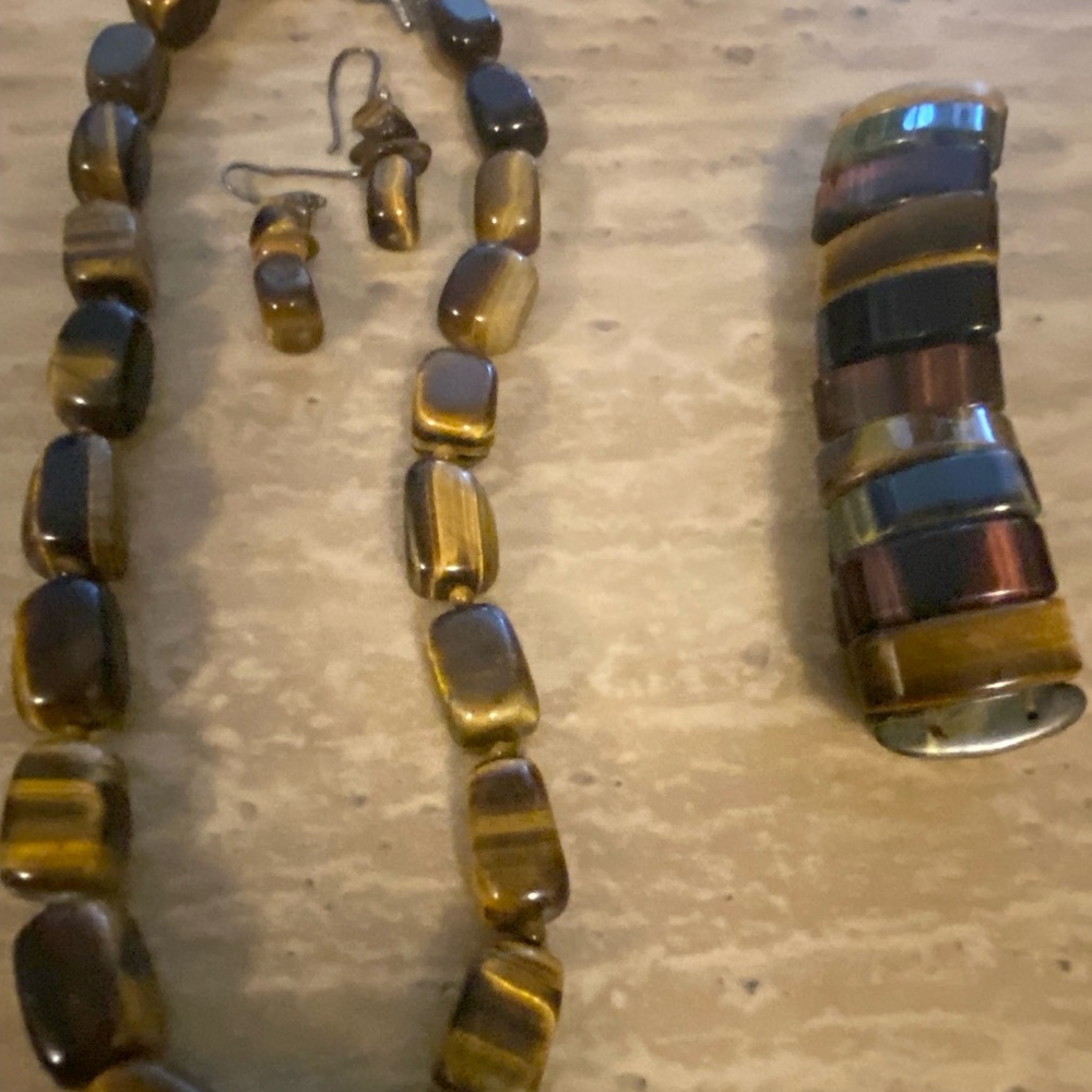 Tigers Eye jewelry set!